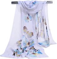 🦋 gerinly butterfly chiffon scarf for women - stylish women's accessories in scarves & wraps logo