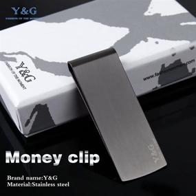 img 2 attached to Silver Rectangle Money clip - MC1023 Silver Men's Accessories
