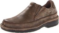 brown vintage men's opanka slip mules & clogs: roper shoes exuding classic style logo