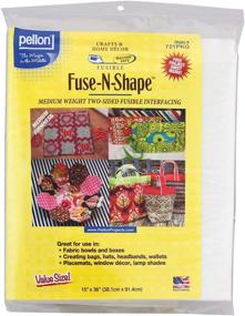 img 1 attached to 🧳 Pellon 721PKG Medium Weight Fusible Interfacing, 15"x36", White - Fuse-N-Shape for Enhanced SEO