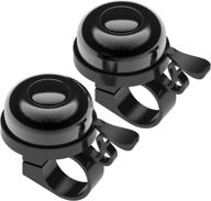 🚲 sportout 2 pack bike bell - loud, clear sound for road, mountain, city, cruiser, bmx bikes - 2.25cm diameter логотип