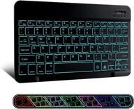 🔍 xiwmix ultra-slim wireless bluetooth keyboard: 7 colors backlit, compatible with ipad pro/air/9.7/10.2/mini & more ios/android/windows devices logo