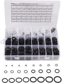 img 4 attached to 🔧 AUTOUTLET 800Pcs Nitrile Rubber NBR O-Ring Gasket Assortment Kits - Metric O Ring Set for Faucet Tap