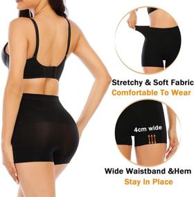 img 2 attached to 👙 Women's Clothing and Lingerie: Slimming Seamless Boyshorts for Shapewear and Comfortable Sleep & Lounge