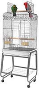 img 2 attached to 🐦 A&amp;E Cage Co. 22-Inch Open Top Playtop Cage in Black