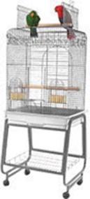 img 1 attached to 🐦 A&amp;E Cage Co. 22-Inch Open Top Playtop Cage in Black