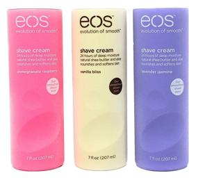 img 1 attached to Eos Ultra Moisturizing Shave Cream Variety Pack: Pomegranate-Raspberry, Lavender Jasmine, Vanilla Bliss - 3 x 7.0 Ounce: Experience Luxurious Moisture and Blissful Scents in One Convenient Pack!