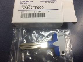 img 1 attached to 🔑 Subaru OEM Key Plate 57497FE000 - Genuine Replacement Part, 1 Pack