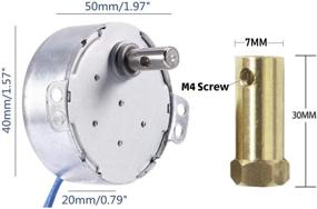 img 2 attached to 🍹 Crafts Tumbler Cup Turner Kit with Synchronous Turntable Motors, Coupling Connectors, DN20 Cap, Switch Cords - Includes Accessories for Cuptisserie and Tumbler Cup Rotator Machine (5-6RPM)