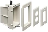 🔌 arlington dvfr1w-1: convenient single gang recessed electrical outlet mounting box логотип