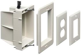 img 4 attached to 🔌 Arlington DVFR1W-1: Convenient Single Gang Recessed Electrical Outlet Mounting Box