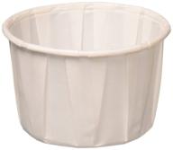 solo 2.0 oz treated paper souffle portion cups (pack of 250) - perfect for measuring, medicine, samples, jello shots logo