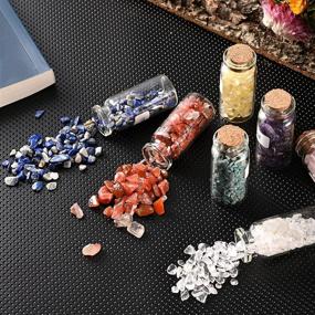 img 3 attached to 🔮 ANINUALE Witchcraft Gemstones Crystal Mini Wishing Bottle – Spiritual Home Decoration & Reiki Crystals Gift Set for Family, Friends, and Lovers – Perfect for Beginners and Witch Supplies