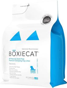 img 4 attached to 🐱 Boxiecat Premium Clumping Cat Litter - Odor Free - Clay Formula - Super Clean Litter Box, Extended Odor Control, Strong Clumping Litter, Virtually 100% Dust Free