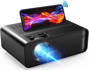 img 4 attached to 📽️ Xinteprid WiFi Mini Projector: Sync Smartphone Screen, 7000L HD Video, iPhone/iOS/Android Compatible