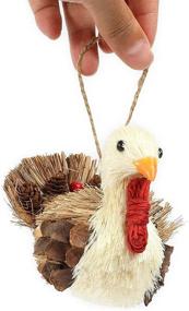 img 1 attached to 🦃 Fall Dining Table Decor: Set of 2 Turkey Centerpieces to Brighten Your Thanksgiving Celebration