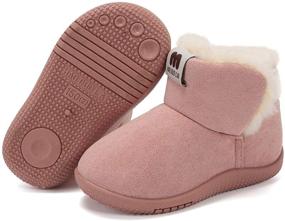 img 4 attached to KEESKY Детская зимняя обувь для мальчиков - идеально для зимнего сезона