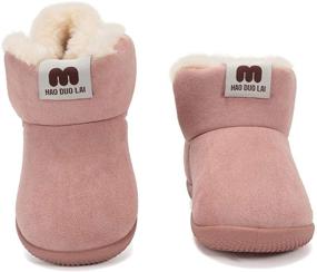 img 3 attached to KEESKY Детская зимняя обувь для мальчиков - идеально для зимнего сезона