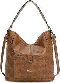 img 3 attached to 👜 Универсальная и шикарная женская сумка на плечо с просторным пространством - идеальная повседневная сумка для модных дам