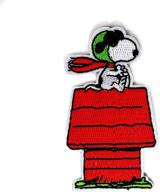 snoopy pilot peanuts embroidery patches logo