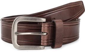 img 2 attached to Casual Men's Belts: 👔 Italian Leather, Classic Design, and Accessories