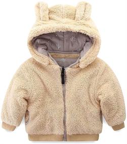 img 4 attached to 🧥 Reversible Toddler Boys' Jackets & Coats in Fleece - Mud Kingdom