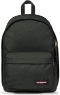 eastpak office backpack black denim backpacks logo