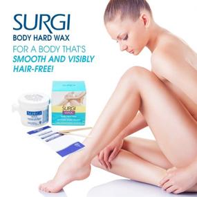 img 3 attached to 🌸 Surgi-Wax Body Hard Wax for Bikini, Body &amp; Legs - 4 oz: Smooth &amp; Salon-Quality Home Hair Removal