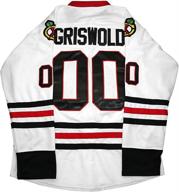 🎄 christmas vacation movie hockey jersey - clark griswold #00 x-mas stitched men ice hockey jersey logo