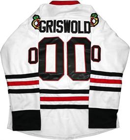 img 4 attached to 🎄 Christmas Vacation Movie Hockey Jersey - Clark Griswold #00 X-Mas Stitched Men Ice Hockey Jersey