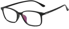 img 4 attached to The Best Blue Light Blocking Glasses for Women and Men - Reduce Eye Strain & Fatigue, Stylish Frames Included with Case