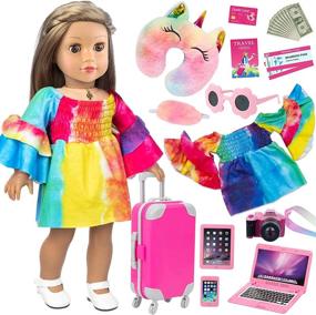 img 4 attached to UNICORN ELEMENT Accessories Including Sunglasses Dolls & Accessories