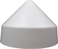 🚢 xcel polyethylene dock piling cap: round cone, 8.5 inch white - ultimate protection for your dock poles логотип