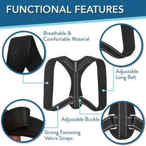 img 1 attached to Posture Corrector Adjustable Clothes Straightener