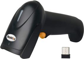 img 4 attached to 🔍 Wireless Barcode Scanner 2-in-1 - Newscan: 2.4Ghz Wireless + USB 2.0 Wired - Rechargeable 1D Barcode Reader - USB Handheld Bar Code Scanner with USB Receiver