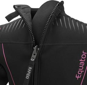 img 1 attached to 👗 Rapido Equator Boutique Collection: Superior Flex Stretch Women's Wetsuit - Premium 2mm Shorty Wetsuit for Women