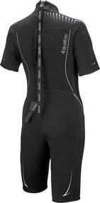 img 2 attached to 👗 Rapido Equator Boutique Collection: Superior Flex Stretch Women's Wetsuit - Premium 2mm Shorty Wetsuit for Women