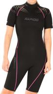 👗 rapido equator boutique collection: superior flex stretch women's wetsuit - premium 2mm shorty wetsuit for women logo