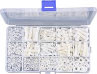 🔩 nylon screw nut plastic washer assortment kit with screw storage box (420pcs) for fpvdrone m2 m2.5 m3 m4 m5 m6 логотип