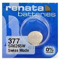 🔋 long-lasting renata batteries 377 silver oxide battery (5 pack) - reliable power for your devices logo