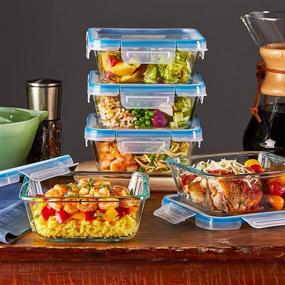 img 3 attached to 🍱 Snapware Meal Prep and Food Storage: 10-Piece Set with Leakproof Lids - Oven-Safe Pyrex Glass Containers