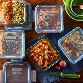 img 2 attached to 🍱 Snapware Meal Prep and Food Storage: 10-Piece Set with Leakproof Lids - Oven-Safe Pyrex Glass Containers