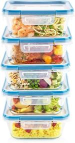 img 1 attached to 🍱 Snapware Meal Prep and Food Storage: 10-Piece Set with Leakproof Lids - Oven-Safe Pyrex Glass Containers