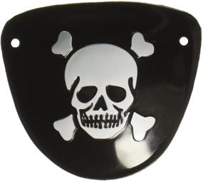 img 1 attached to 🏴 Pirate Skull Crossbones Eye Patch Favours, Pack of 12 - Plastic, 2" x 2