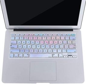 img 3 attached to 🌈 MOSISO Silicone Keyboard Cover for MacBook Air 13 inch A1466 A1369 & MacBook Pro 13/15 inch (with/Without Retina Display) - Colorful Clouds, 2010-2017 versions