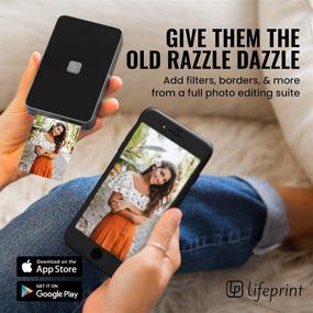 img 2 attached to Принтер для фотографий и видео Lifeprint 2x3: оживите свои фотографии с дополненной реальностью - голубой для iPhone и Android!