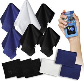 img 4 attached to 🌟 Clean Screen Wizard: 7-Pack of Microfiber Cleaning Cloths and Sticker Screen Cleaner - Ultimate Cleaning Solution for Screens