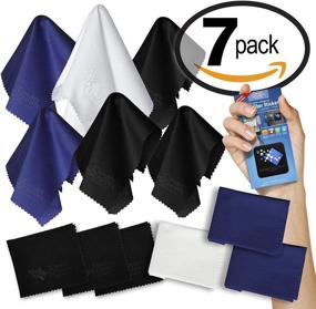 img 3 attached to 🌟 Clean Screen Wizard: 7-Pack of Microfiber Cleaning Cloths and Sticker Screen Cleaner - Ultimate Cleaning Solution for Screens