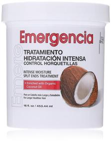 img 2 attached to 🥥 Toque Magico Emergencia Set: 4-Pack Coconut Shampoo, Rinse, Treatment, Leave-In for Ultimate Hair Care