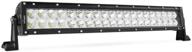 powerful led light bar: nilight 20inch 120w spot flood combo for trucks, boats, and jeeps - off road led work lamp with 2 years warranty logo